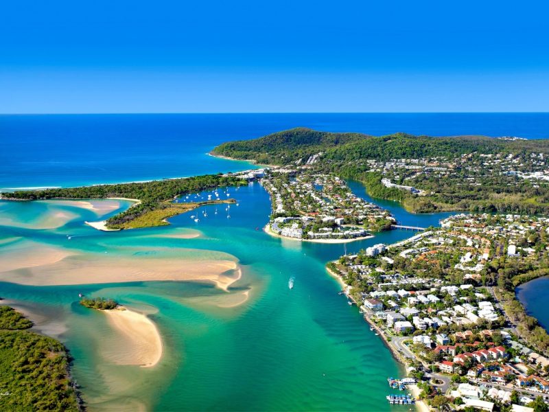 noosa aerial photo