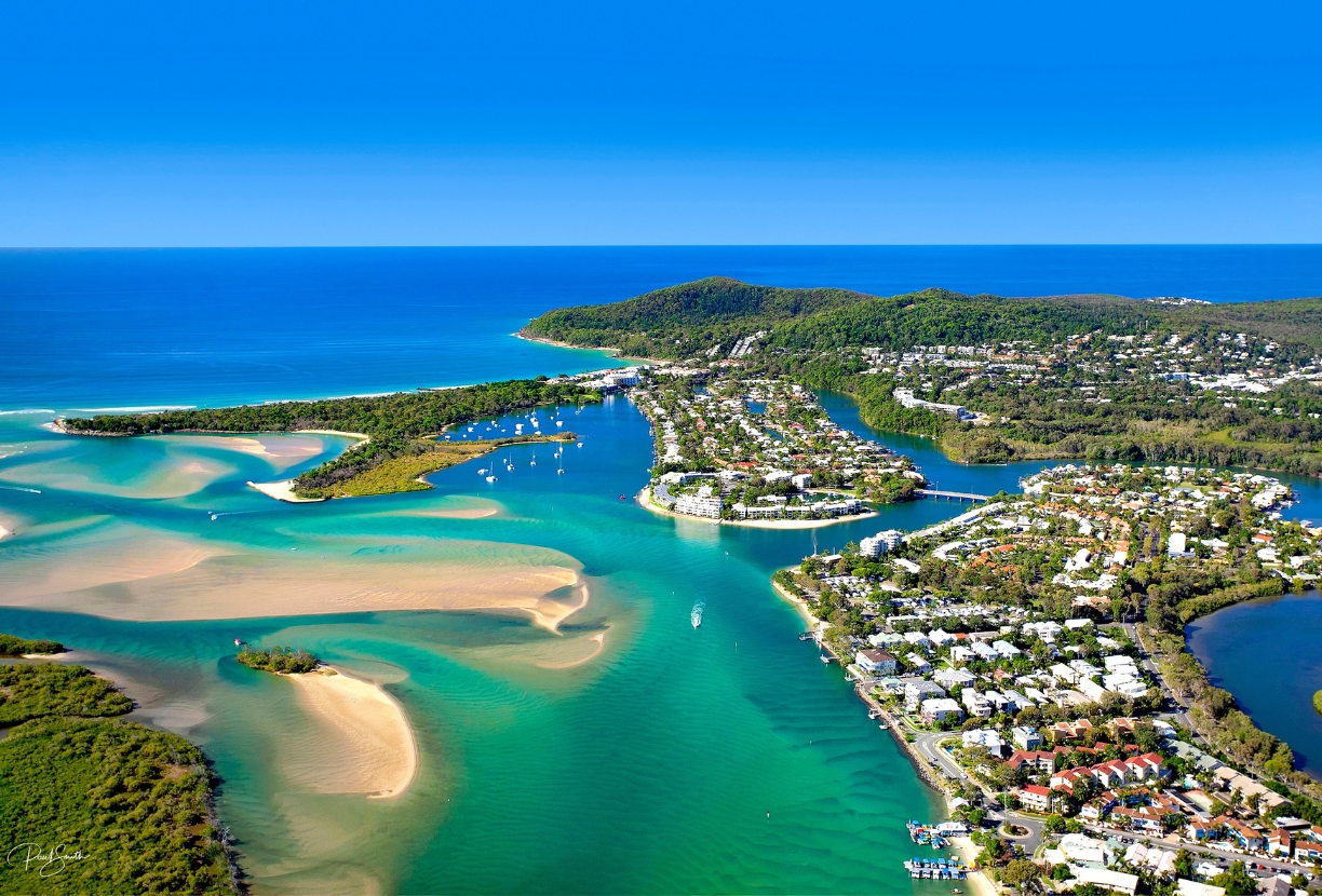 noosa aerial photo